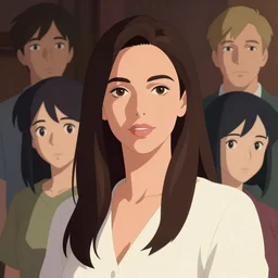 portrait of monica hbellucci, clean cel shaded vector art. shutterstock, behance hd by lois van baarle, artgerm, helen huang, by makoto shinkai and ilya kuvshinov, rossdraws, illustration