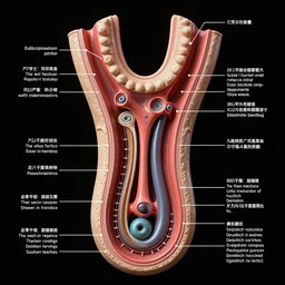 a human anatomy diagram. pulp sci - fi art for omni magazine. high contrast. trending on artstation. retrofuturism.