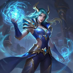 kayle league of legends wild rift hero champions arcane magic digital painting bioluminance alena aenami artworks in 4 k design by lois van baarle by sung choi by john kirby artgerm style pascal blanche and magali villeneuve mage fighter assassin