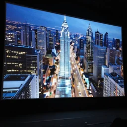 the future of videomapping, high detailed,