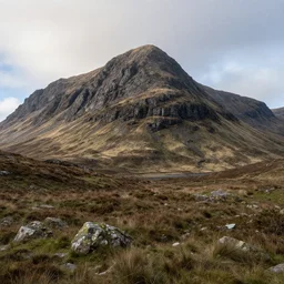 scottish mountain 3 d, realistic