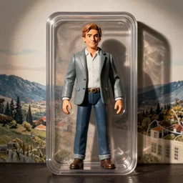 action figure of Alfred E. Newman from MAD magazine, mint condition