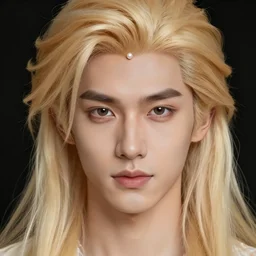 realistic detailed face portrait of merman blond androgynous prince Lucius with forehead pearl, long luxurious blond hair, very very very very silky light golden blond hair, extremely pale blond hair, pearls so many pearls on skin, by Alphonse Mucha, Ayami Kojima, Amano, Charlie Bowater, Karol Bak, Greg Hildebrandt, Jean Delville, and Mark Brooks, Art Nouveau, Neo-Gothic, gothic, rich scintillating bright white gold colors
