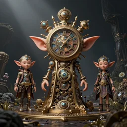psychedelic clockwork elves hd