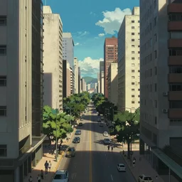 avenida paulista, sao paulo, by makoto shinkai