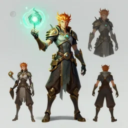 concept art for a magic mechanic from a video game, character design, artstation trending
