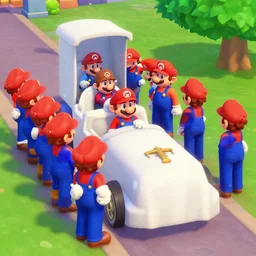 super mario funeral, the sims 4