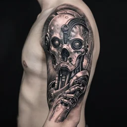 Tattoo completely new Concept mad amazing biomechanical