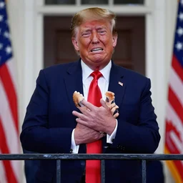 donald trump behind bars crying
