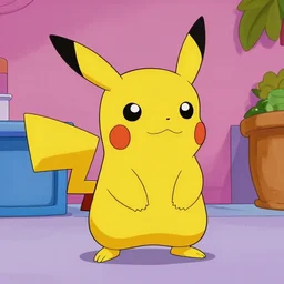 pikachu in the simpsons