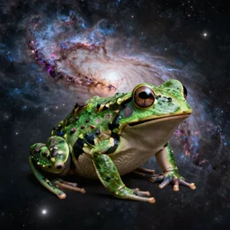 nebula in the shape of a frog