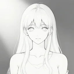 line art character portrait concept art, anime key visual of young female, studio light directed gaze finely detailed perfect face, red hair blue eyes, trending on pixiv fanbox, painted by makoto shinkai takashi takeuchi