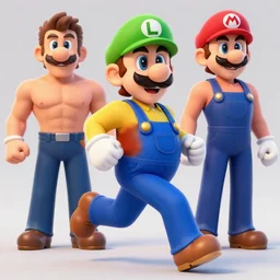 gigachad luigi bodybuilder in final fight running by ilya kuvshinov, ernest khalimov body by krista sudmalis, super mario bros symmetrical face concept art, hyper realistic, intricate, elegent, highly detailed, digital painting, concept art, smooth, sharp, focus, illustration, art by artgerm and greg rutkowski and alphonse mucha, artstation