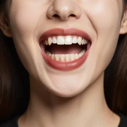 a beautiful studio photograph of a real female vampire with a jaw that splits down the chin to reveal a second set of razor sharp teeth, carl zeiss