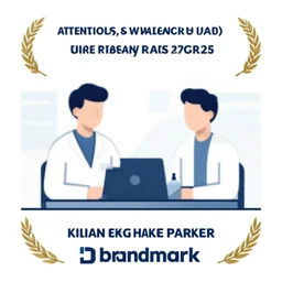 brandmark for a research lab that studies attention, a wandering mind, kilian eng and jake parker, minimalist, vector art, award winning