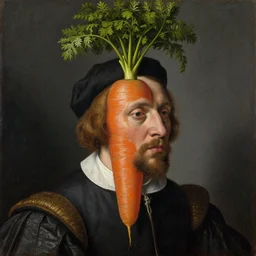 1 4 0 0 s renaissance portrait of carrot top oil painting by jan van eyck, northern renaissance art, oil on canvas, wet - on - wet technique, realistic, expressive emotions, intricate textures, illusionistic detail