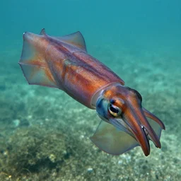 underwater bigfin squid found footage real photography