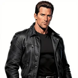 kurt russell the biker criminal, comic book art, by yoji shinkawa and takehiko inoue and kim jung gi, masterpiece, perfect