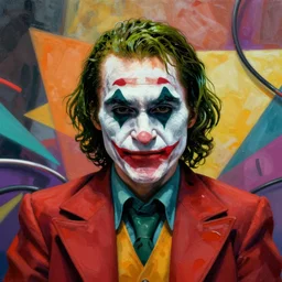 symmetry!! portrait of the joker by sachin teng, organic, cables, matte painting, geometric shapes, hard edges! graffiti, street art