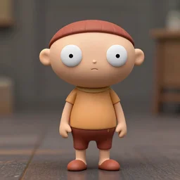 a porcelain doll of stewie griffin, hd image