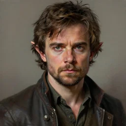 peter dinklage as legolas ( pointed ears ), digital painting, extremely detailed, 4 k, intricate, brush strokes, mark arian, artgerm, bastien lecouffe - deharme