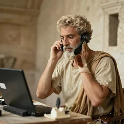 Ancient roman telemarketers call center