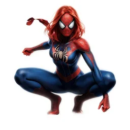 spider-woman digital art psychedelic jim steranko style