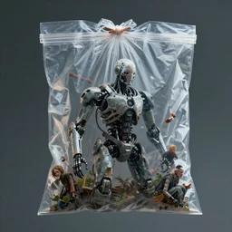 transparent plastic bag floating in the wind, fantasy art, ultra realistic, cinematic, cinematic, wide angle, intricate details, cyborg, highly detailed by caravaggio, aaron horkey, boris vallejo, wayne barlowe, craig mullins, roberto ferri,