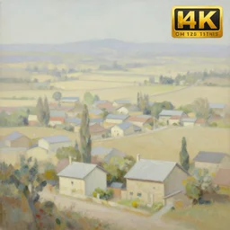 the village of omobe, oil painting, pale colors, high detail, 8 k, wide angle, trending on artstation,