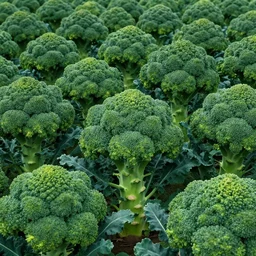 an alien forest of brocolli trees by michael whelan