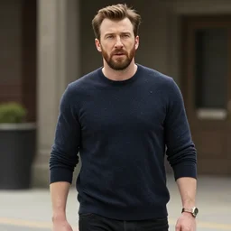 burly chris evans, 4 k hd