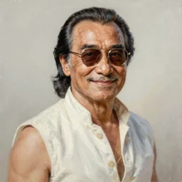 realistic Portrait painting of Stan Lee as Seiya from Saint Seiya, made by Michaelangelo, physical painting, Sharp focus,digital art, bright colors,fine art, trending on Artstation, unreal engine.