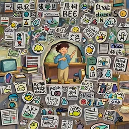 a wholesome cottagecore illustration of a happy cartoon teacher teaching languages study in the classroom, studio Ghibli, Pixar and Disney animation, sharp, Rendered in Redshift and Unreal Engine 5 by Greg Rutkowski, Bloom, dramatic lighting, sunrise