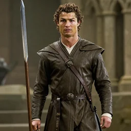 cristiano ronaldo as legolas in lord of the rings movie, hyper detailed, 8 k