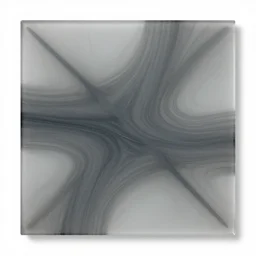 tempered glass art gray abstract fluid marble in the style of banksi