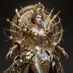 queen of beauty, 4 k, intricate, jaw dropping, gorgeous, surreal, octane render