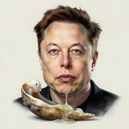 elon musk as mollusk, slime, drool, portrait, intricate, elegant, highly detailed, digital painting, artstation, concept art, wallpaper, smooth, sharp focus, illustration, art by artgerm and greg rutkowski and alphonse mucha