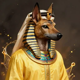 portrait of young wild arabian nomad half anubian jackal, with yellow cloths, league of legends splash art, prince of persia, castlevania, hearthstone splash art, full body shot, rule of thirds, ultrafine hyperrealistic detailed face, artgerm, greg rutkowski, trending on artstation, 8 k, intricately detailed, highly detailed