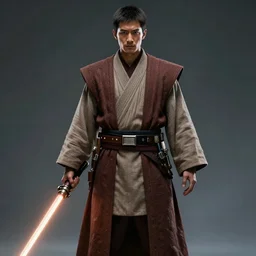 a jedi full body shot concept art by Doug Chiang, cinematic
