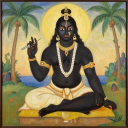 artwork by Jamini Roy,