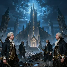 the destruction of the elven empire, blue light, blue tones. by henriette ronner - knip, by william henry hunt, by rembrandt, by joseph mallord william turner, by konstantin razumov, concept art,