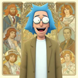 a hyper - realistic character concept art portrait of rick sanchez, depth of field background, artstation, award - winning realistic sci - fi concept art by jim burns and greg rutkowski, beksinski, a realism masterpiece, james gilleard, bruegel, alphonse mucha, and yoshitaka amano.