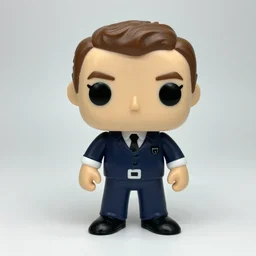 jfk stop motion vinyl action figure, plastic, toy, butcher billy style