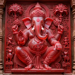 all red, red light, highly detailed, epic Khajuraho, Khajuraho, Khajuraho, Ganesha, Shiva, translucent, SSS, transparent, xray, vaporwave, red, flat shaped chrome relief, fossil, mechanic bionic fungus flower cyberpunk cats skeleton mechabot, maze, wires, joints, buttons, gears, dissection relief, by Lorenzo Ghiberti, by Goga Tandashvili, artstation, cgsociety, at Khajuraho, by jonathan ivy, by artgerm, by david lachapelle, shiny, octane, Hdri