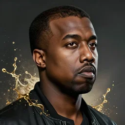 Portrait of Kanye West, french revolution, heroic, passion, pride, amazing splashscreen artwork, splash art, head slightly tilted, natural light, elegant, intricate, fantasy, atmospheric lighting, cinematic, matte painting, detailed face, by Greg rutkowski