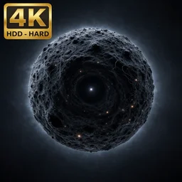 black hole in the sky, highly detailed, 4k, HDR, award-winning