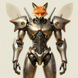 cyberpunk fox robot, intricate, elegant, highly detailed, centered, digital painting, artstation, concept art, smooth, sharp focus, illustration, artgerm, donato giancola, Joseph Christian Leyendecker, WLOP, Boris Vallejo, Artgerm