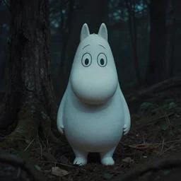 lost media moomin real life photo, creepy unnerving photo
