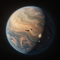 a distant planet of beauty and not the opposite decay, hyper detailed, digital art, trending in artstation, cinematic lighting, studio quality, smooth render, unreal engine 5 rendered, octane rendered, art style by kurzgesagt and nixeu and ian sprigger and wlop and krenz cushart and kim jung gi and greg rutkowski and don bluth
