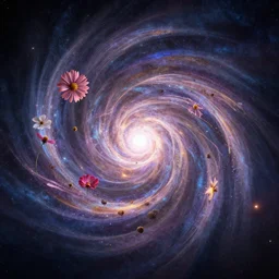 infinite space, cosmos, cyclical creation and destruction, trending on artstation,